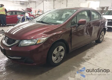 2013 Honda Civic Lx z USA, uszkodzony, nr VIN 19XFB2F58DE060768